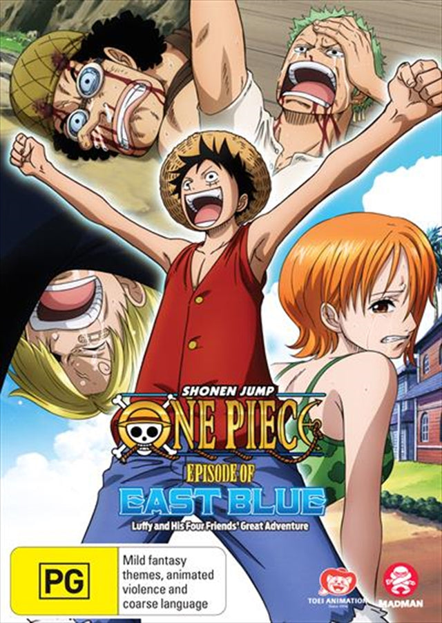 One pc Episode Of East Blue Luffy & His Four Friends Great Adventure DVD