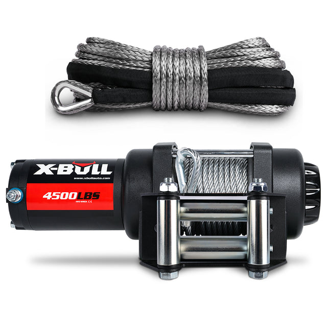 X-BULL 4500LB Electric Winch 12V Winch Boat Trailer ATV Ste - UEB-AXEW017XBSR002