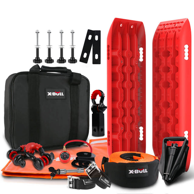 X-BULL Winch Recovery Kit Snatch Strap Off Road 4WD Mountin - AUEB-XBRK011ST001P