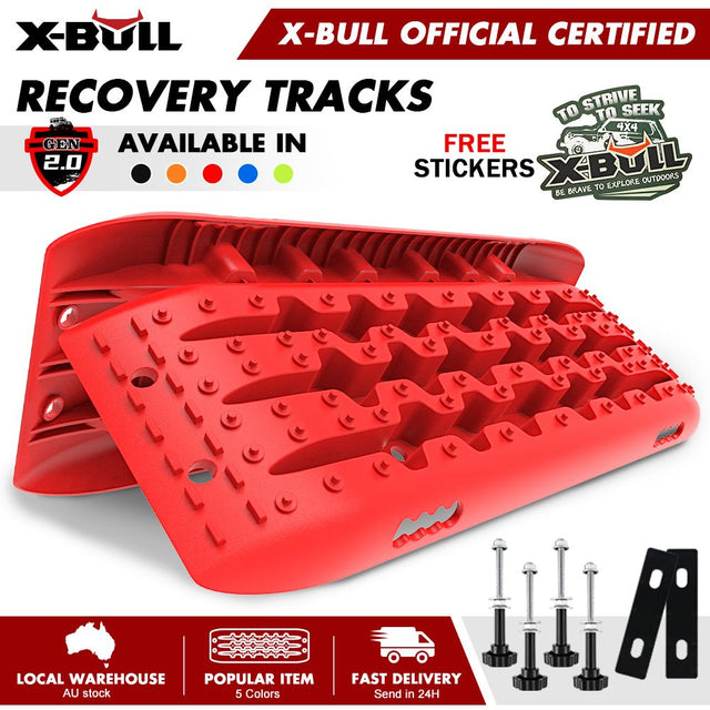 X-BULL Recovery tracks Sand Trucks Offroad With 4PCS Mounti - 211-AUEB-XBST001-P