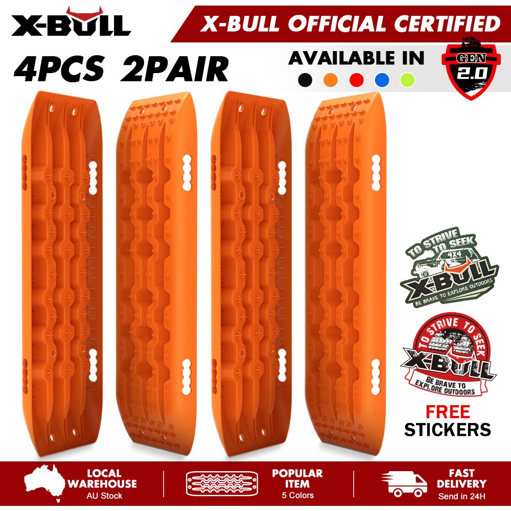 X-BULL Recovery Tracks Sand Track Mud Snow 10T 2 Pairs 4PC 4WD 4X4 Gen 2.0