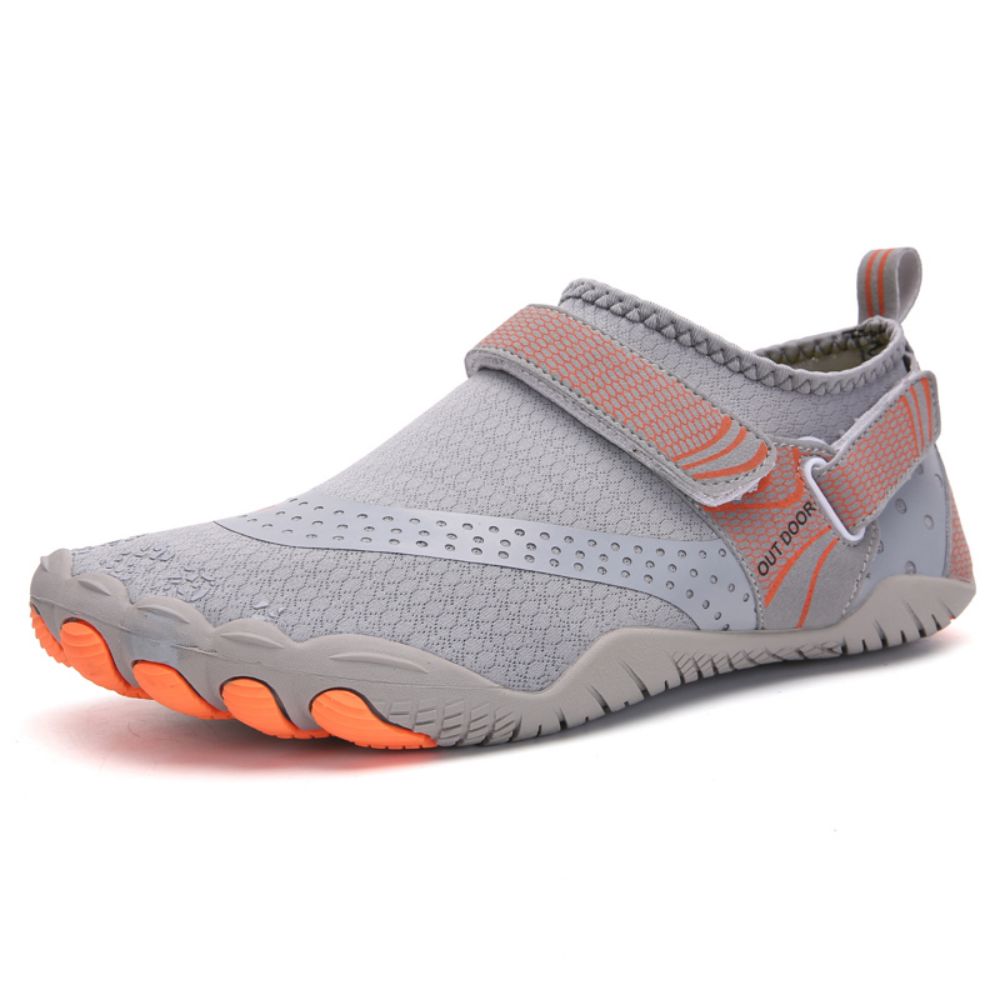 Men Women Water Shoes Barefoot Quick Dry Aqua Sports Shoes - Grey EU47/US12