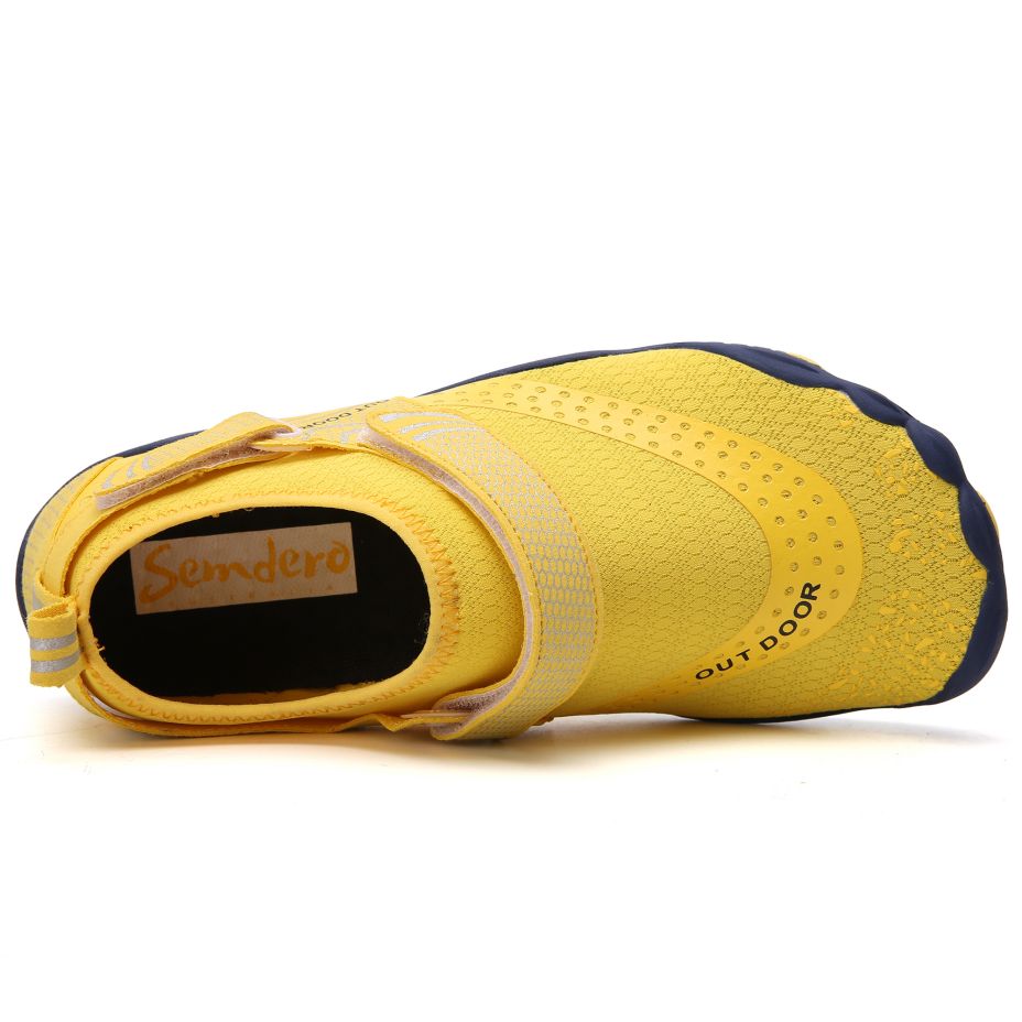 Women Water Shoes Barefoot Quick Dry Aqua Sports Shoes - Yellow EU38/US5
