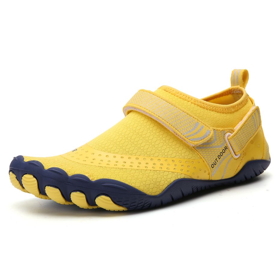 Women Water Shoes Barefoot Quick Dry Aqua Sports Shoes - Yellow EU39/US6