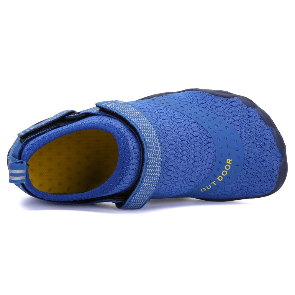 Kids Water Shoes Barefoot Dry Aqua Sports - Klein Blue Size Bigkid US4 = EU36