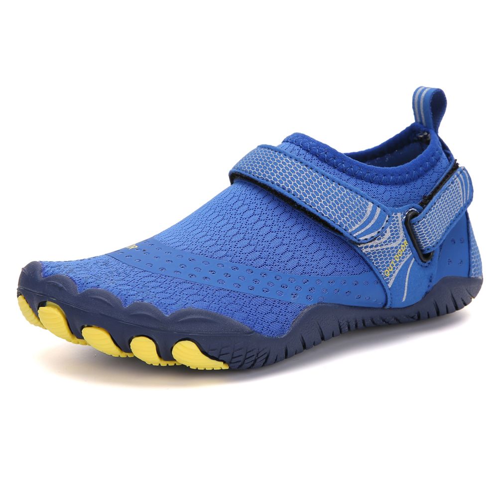 Kids Water Shoes Barefoot Dry Aqua Sports - Klein Blue Size Bigkid US4 = EU36