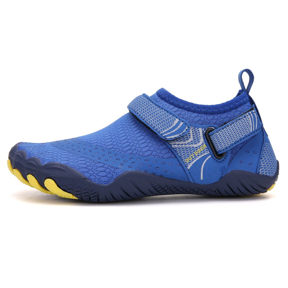 Kids Water Shoes Barefoot Dry Aqua Sports - Klein Blue Size Bigkid US4 = EU36