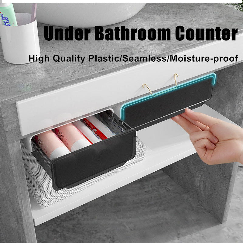 Under Desk Drawer Slide - out Large Office Organizers and - Small Black