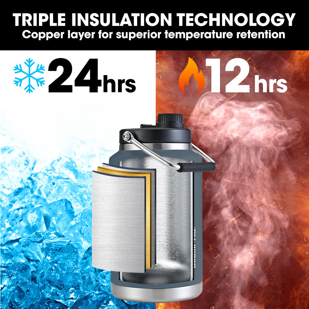 Baumr-AG 3.8L Double Wall Insulated Stainless Steel Water - V219-DRWDWIBM38BA