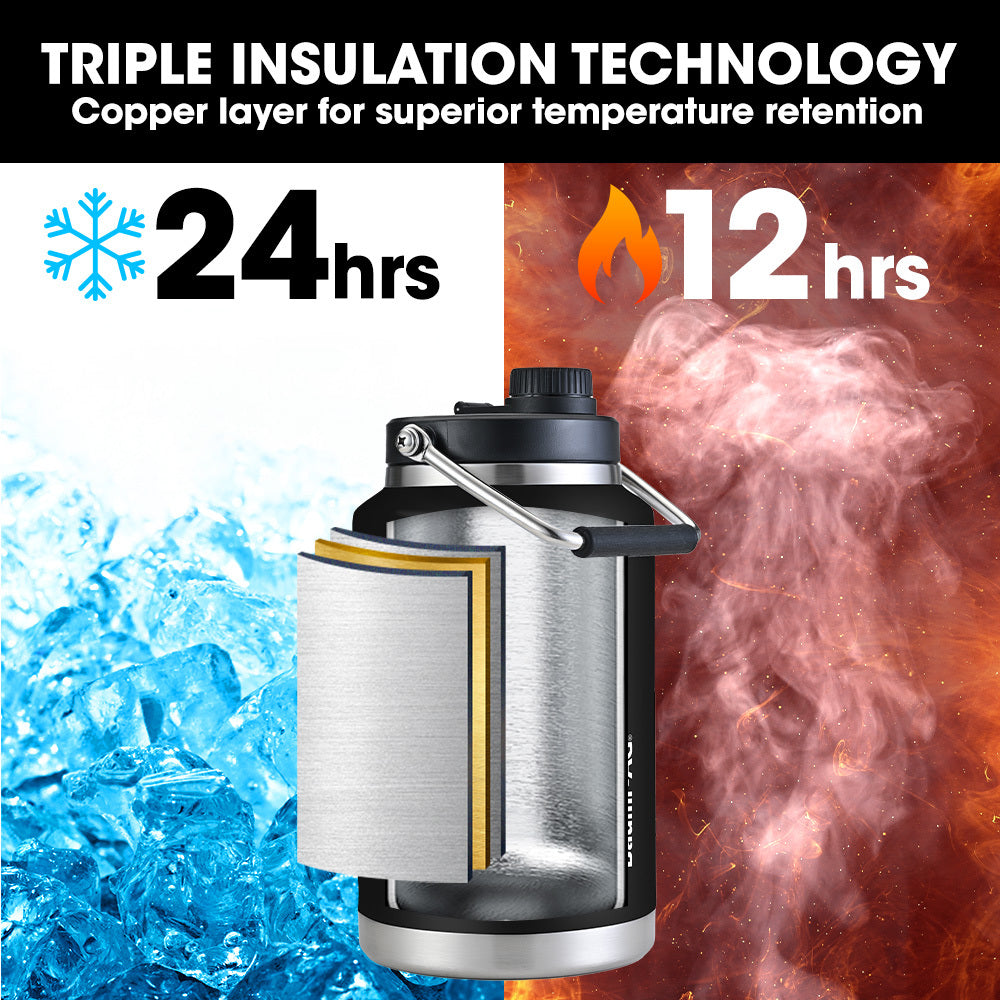 BAUMR-AG 3.8L Double Wall Insulated Stainless Steel Water - V219-DRWDWIBM38KA