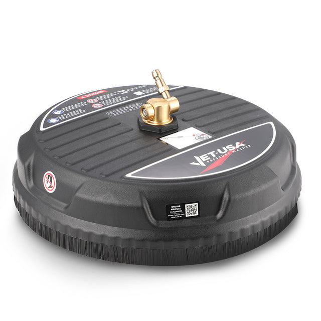 Jet-USA 15" Nylon Pressure Cleaner, 1/4" Fitting, Concrete Driveway Patio Floor