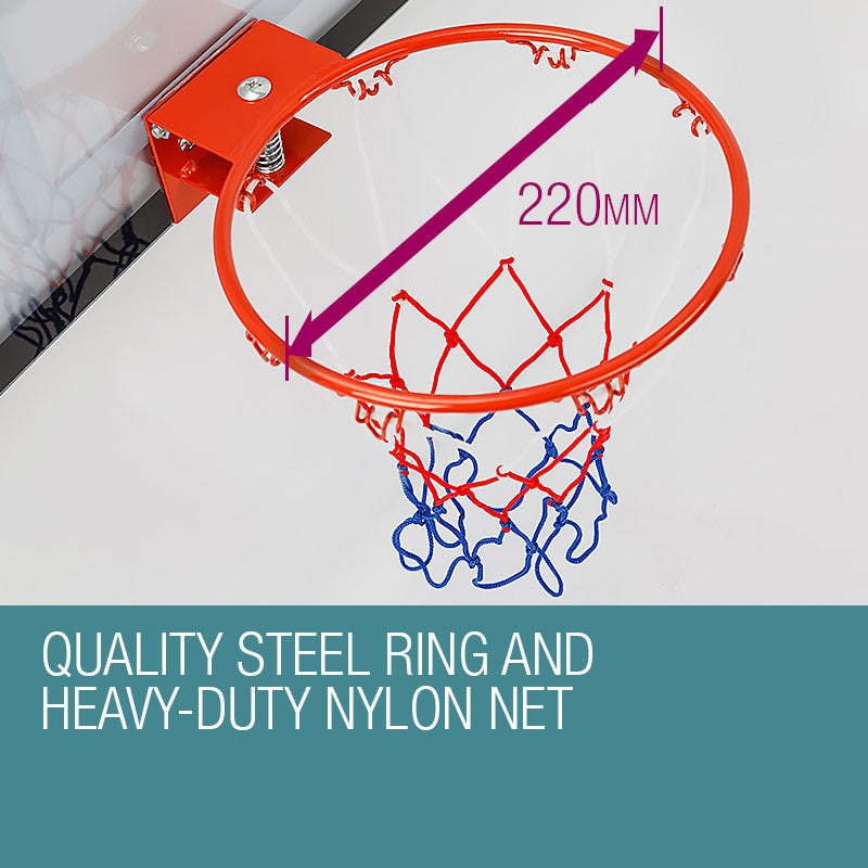 Dr.Dunk Indoor Mini Basketball Hoop Ring Backboard Kit - V219-SPTBBLDRDAMNB