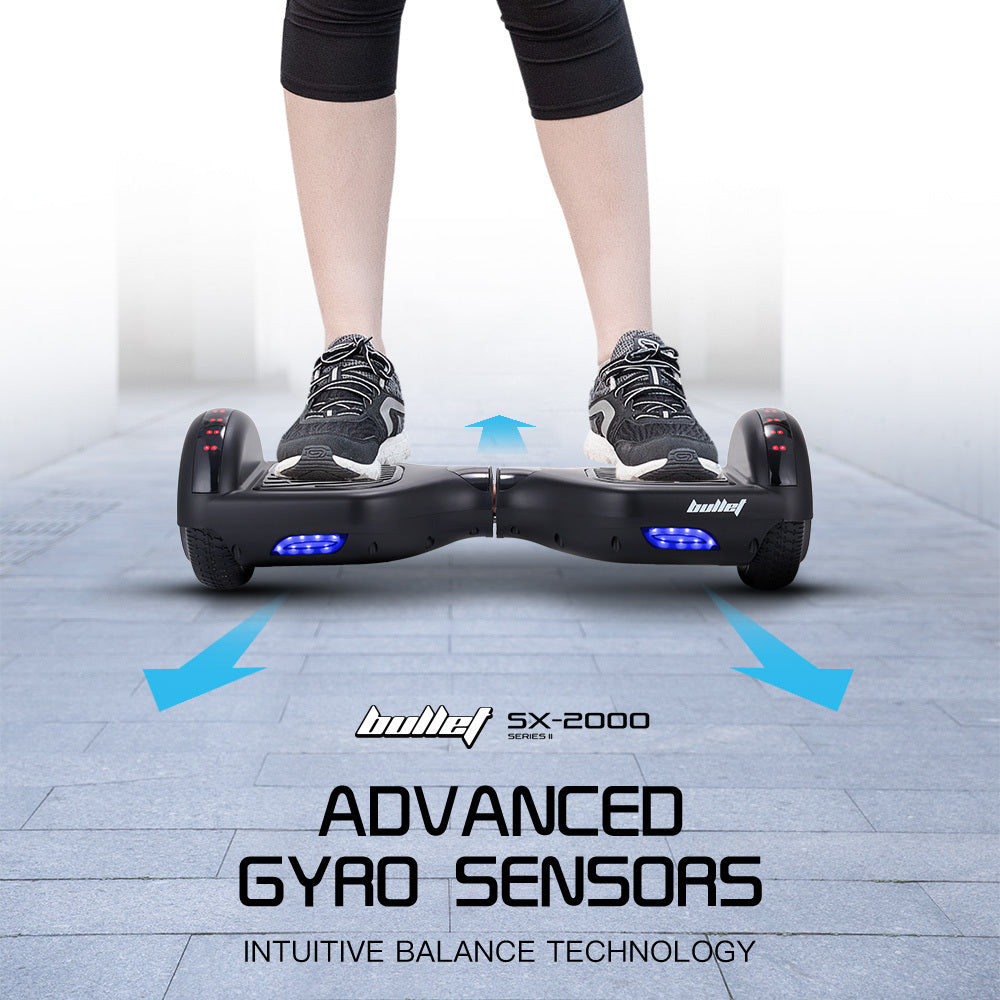 BULLET SX-2000 Hoverboard Scooter 500W UL Certified Black - 374101