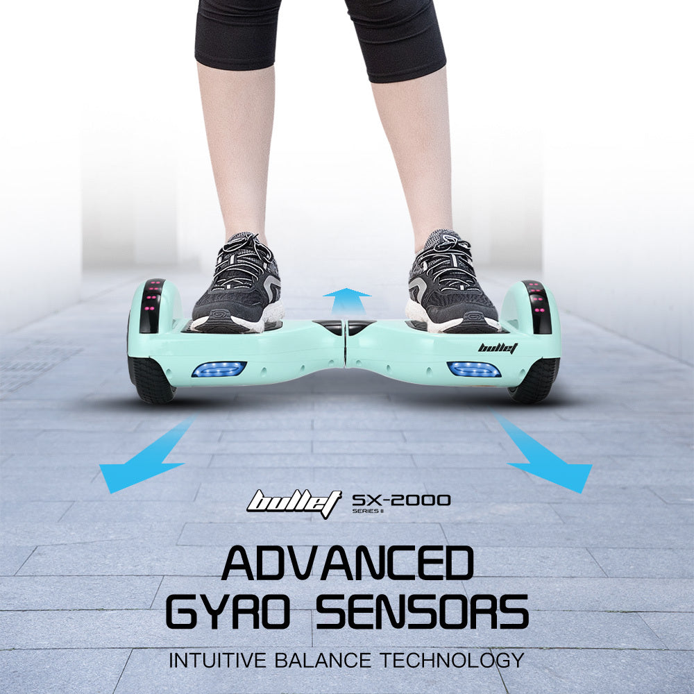 BULLET SX-2000 Hoverboard Scooter 500W UL Certified Mint Green - 367548