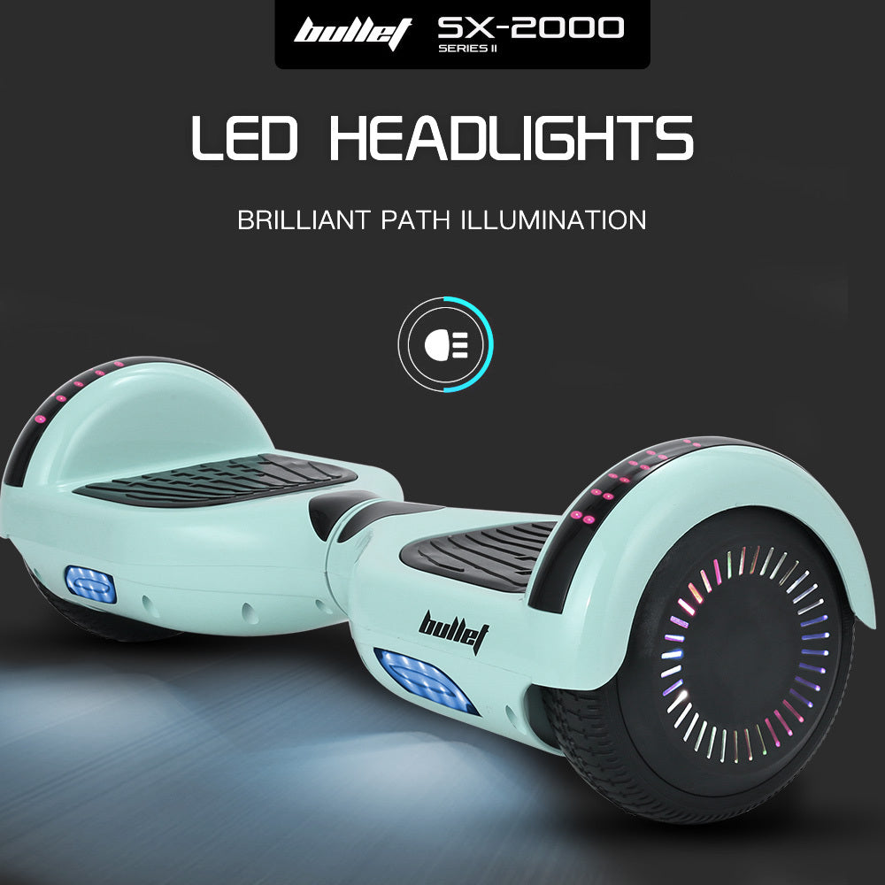BULLET SX-2000 Hoverboard Scooter 500W UL Certified Mint Green - 367548