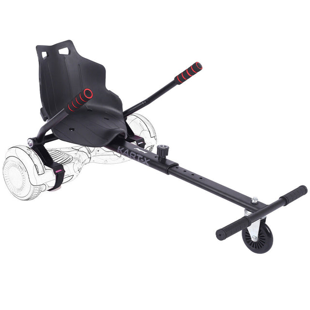 BULLET KART-X Hoverboard Seat Attachment, 6.5" 8" 10" models, Adjustable Length