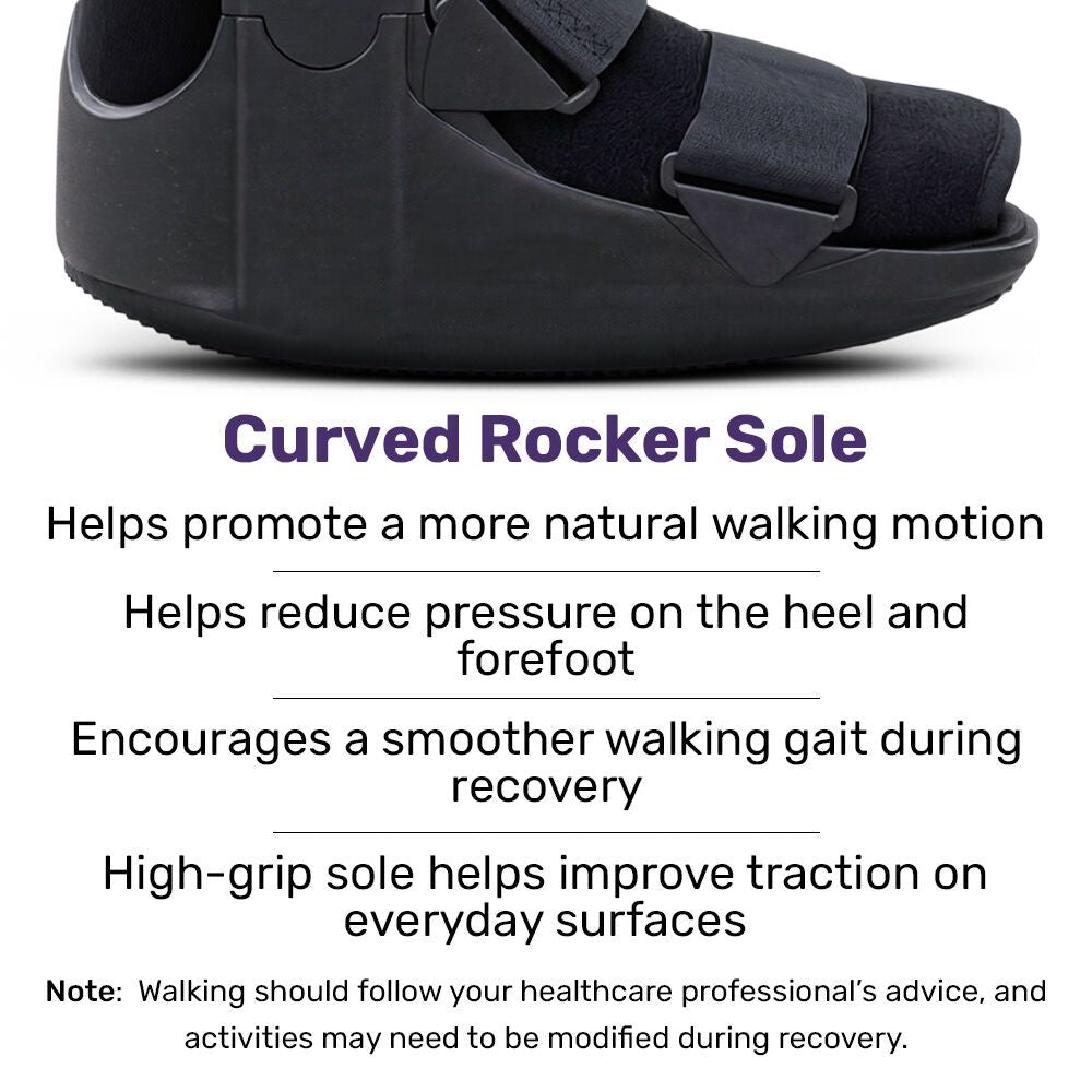 EQUIPMED CAM Walker Moon Boot – Large, Foot Injury - V219-WLAMBTMH6KLA