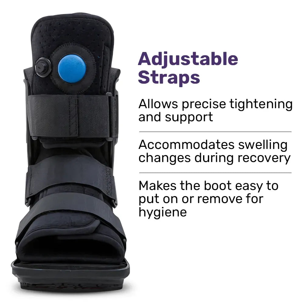 EQUIPMED CAM Walker Moon Boot – Medium, Foot Injury Support, Ankle Recovery, Adjustable Fit, Lightweight Walking Boot