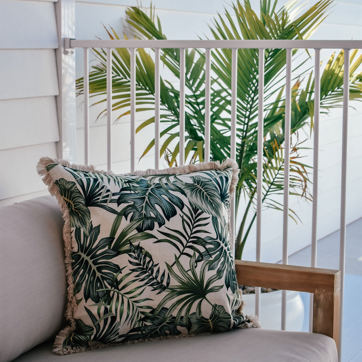 Cushion Cover - Coastal Fringe - Boracay - 60cm x 60cm