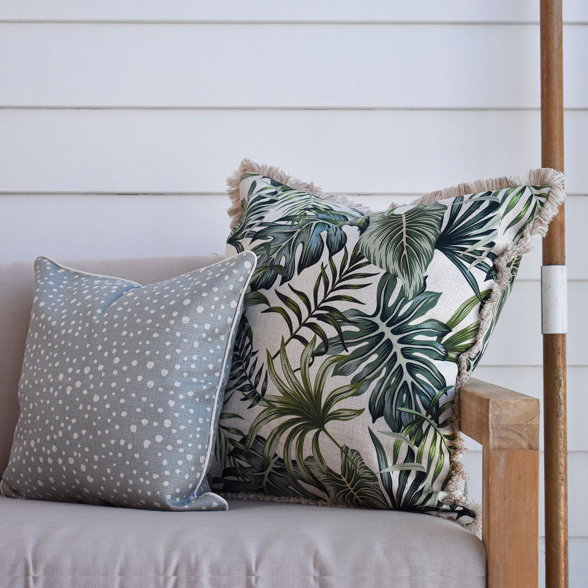 Cushion Cover - Coastal Fringe - Boracay - 60cm x 60cm