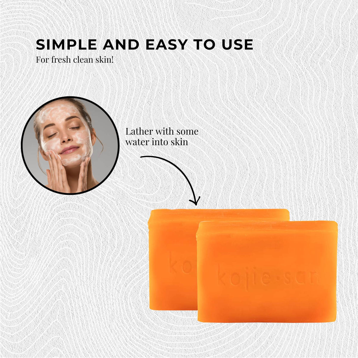 1x 135g Kojie San Soap Bar - Original Kojic Acid Bar