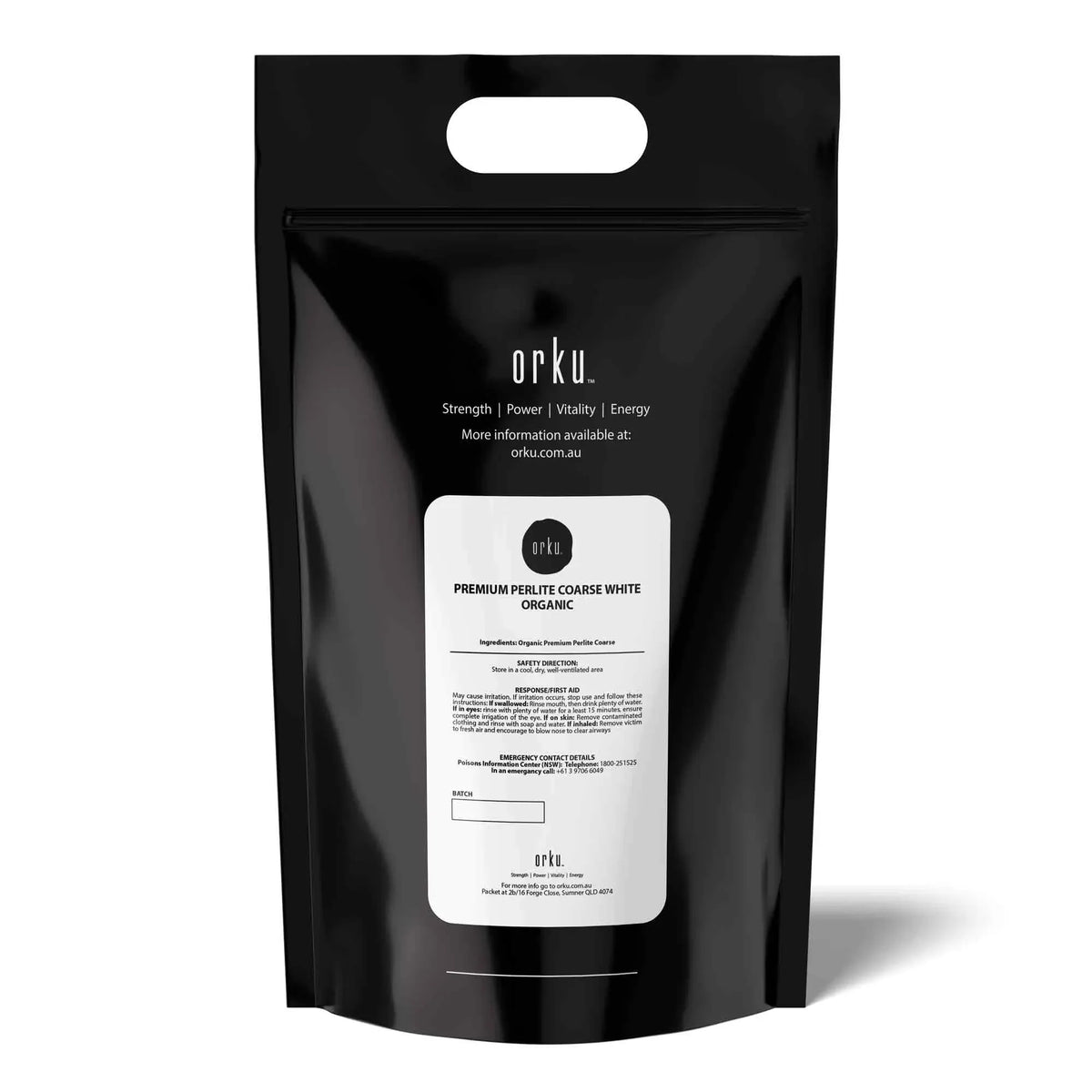 Orku 20L Coarse Perlite Soil Additive for Drainage and Aeration - Growing Medium