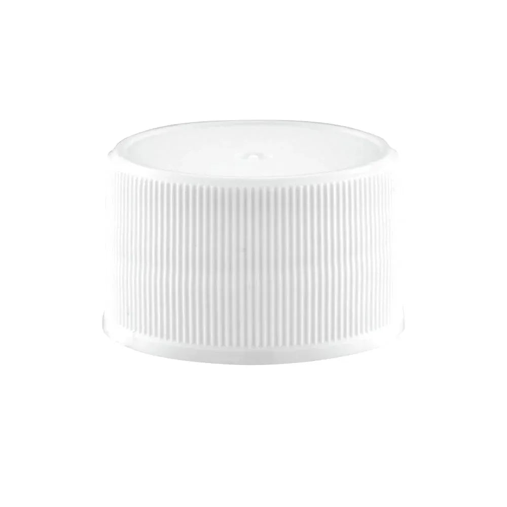 Kitchee 1x 500ml Ntural HDPE Round Bottle + 28/410 Caps - Empty Plastic Food Storage