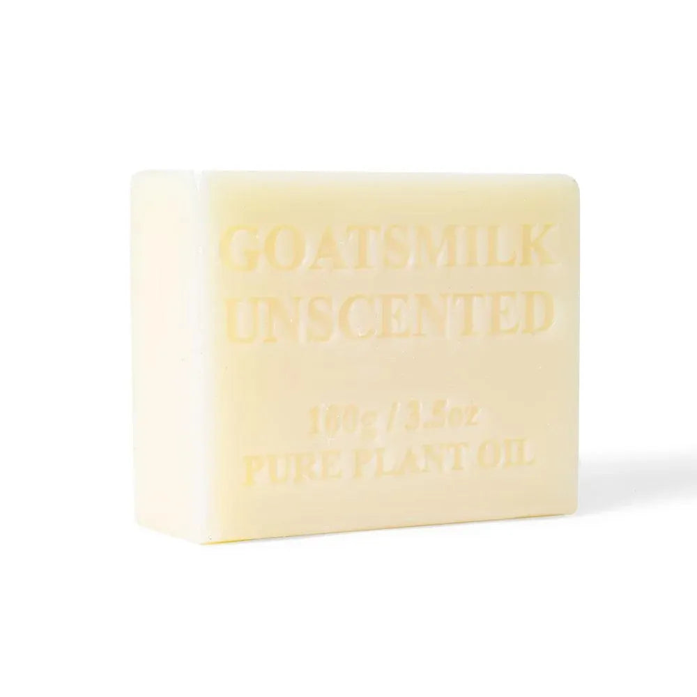 Orku 10 x 100g Unscented Goat Milk Soap Bars Australian Made