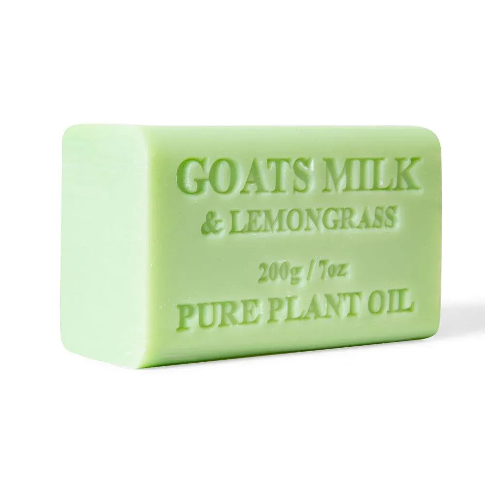 Orku 10 x 200g Goat Milk Lemongrass Soap Bars Australian Made