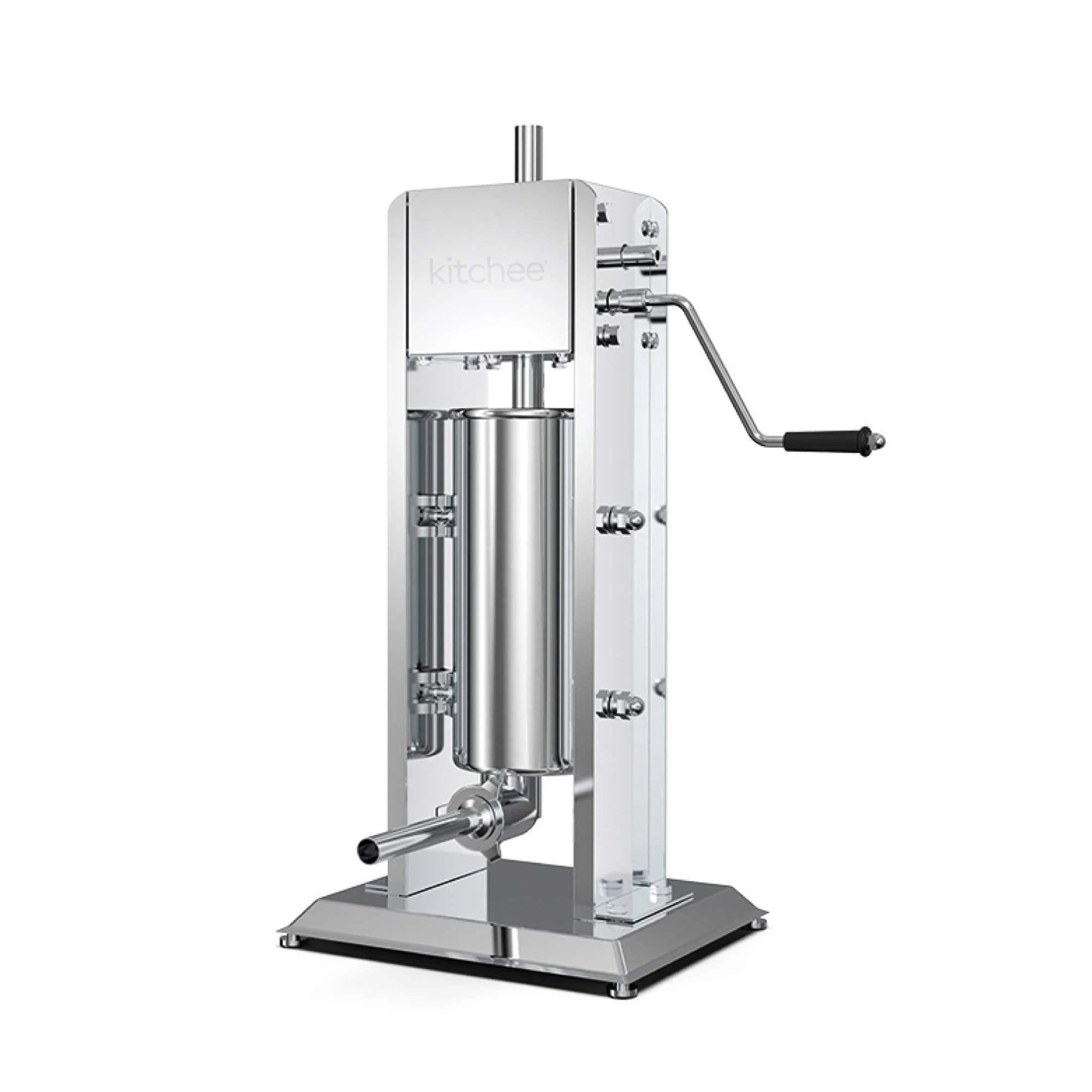 Kitchee 5L Manual Vertical Sausage Filler - Stainless Stuffer Meat Press Machine
