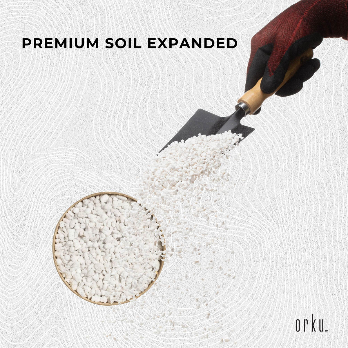 Orku 50L Perlite Super Coarse Premium Soil Expanded Medium Plants Hydroponics
