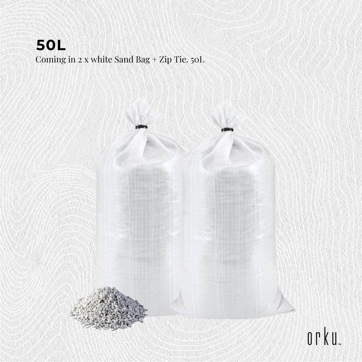 Orku 50L Perlite Super Coarse Premium Soil Expanded Medium Plants Hydroponics
