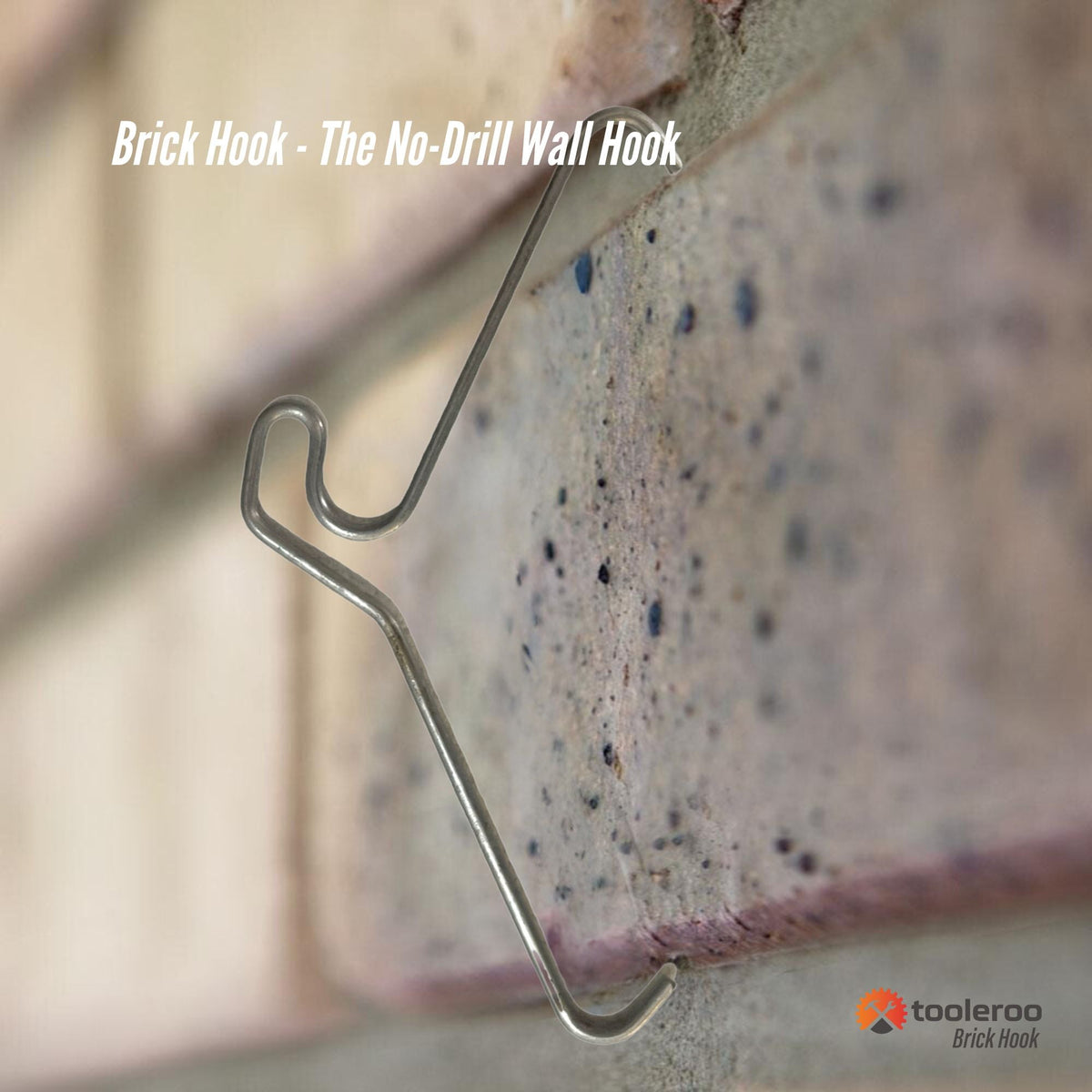 5 Pack 70mm (2.7") Brick Hooks - Wall Crab Clips Hangers For Pictures Plants
