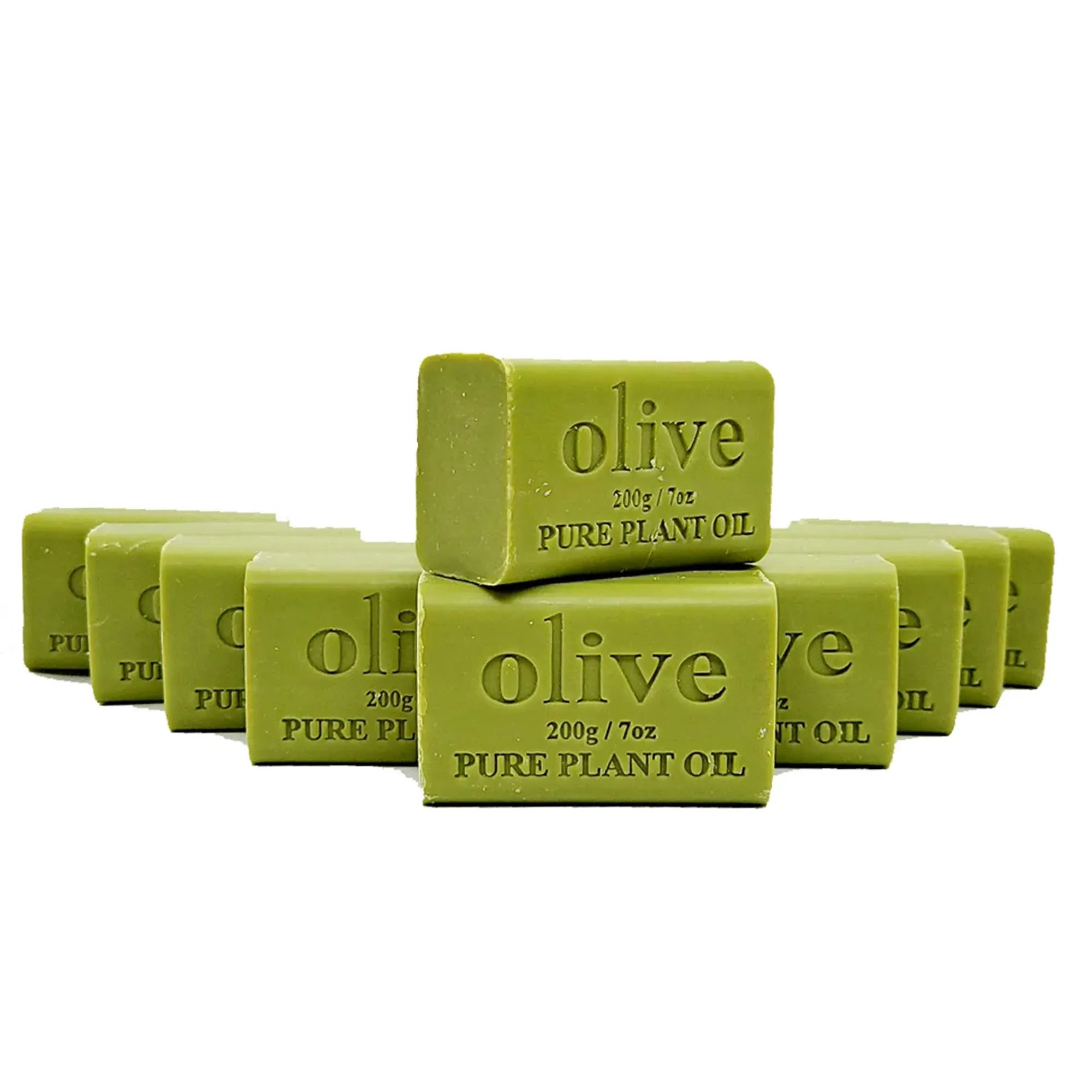 Orku 10 x 200g Olive Plant Oil Soap Bars Australian Made