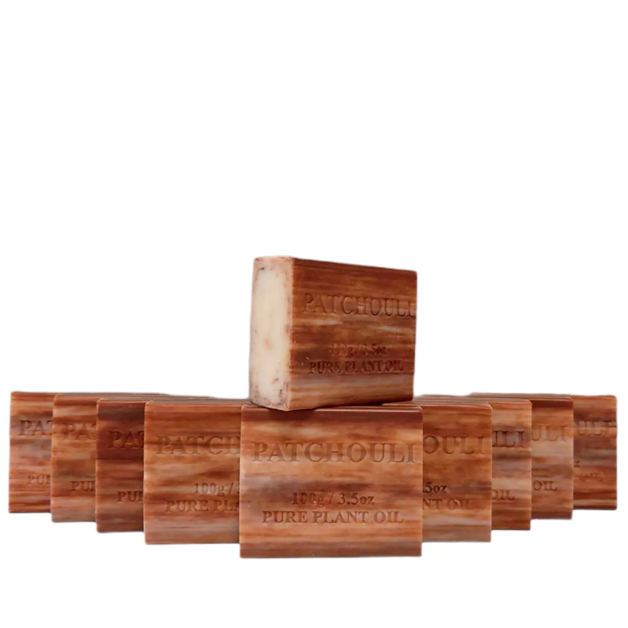 Orku 10 x 100g Patchouli Plant Oil Soap Bars Australian Made