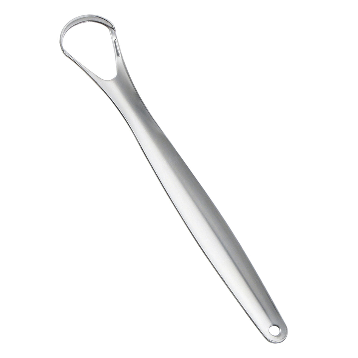 Orku Stainless Steel Tongue Scraper - Oral Hygiene Cleaner Silver