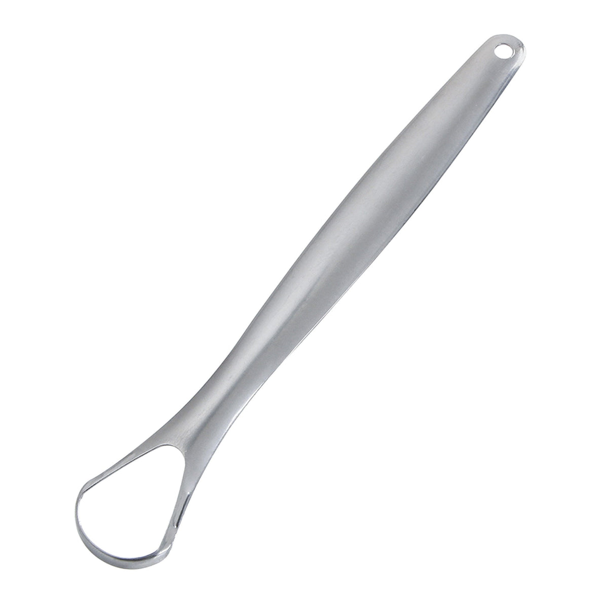 Orku Stainless Steel Tongue Scraper - Oral Hygiene Cleaner Silver