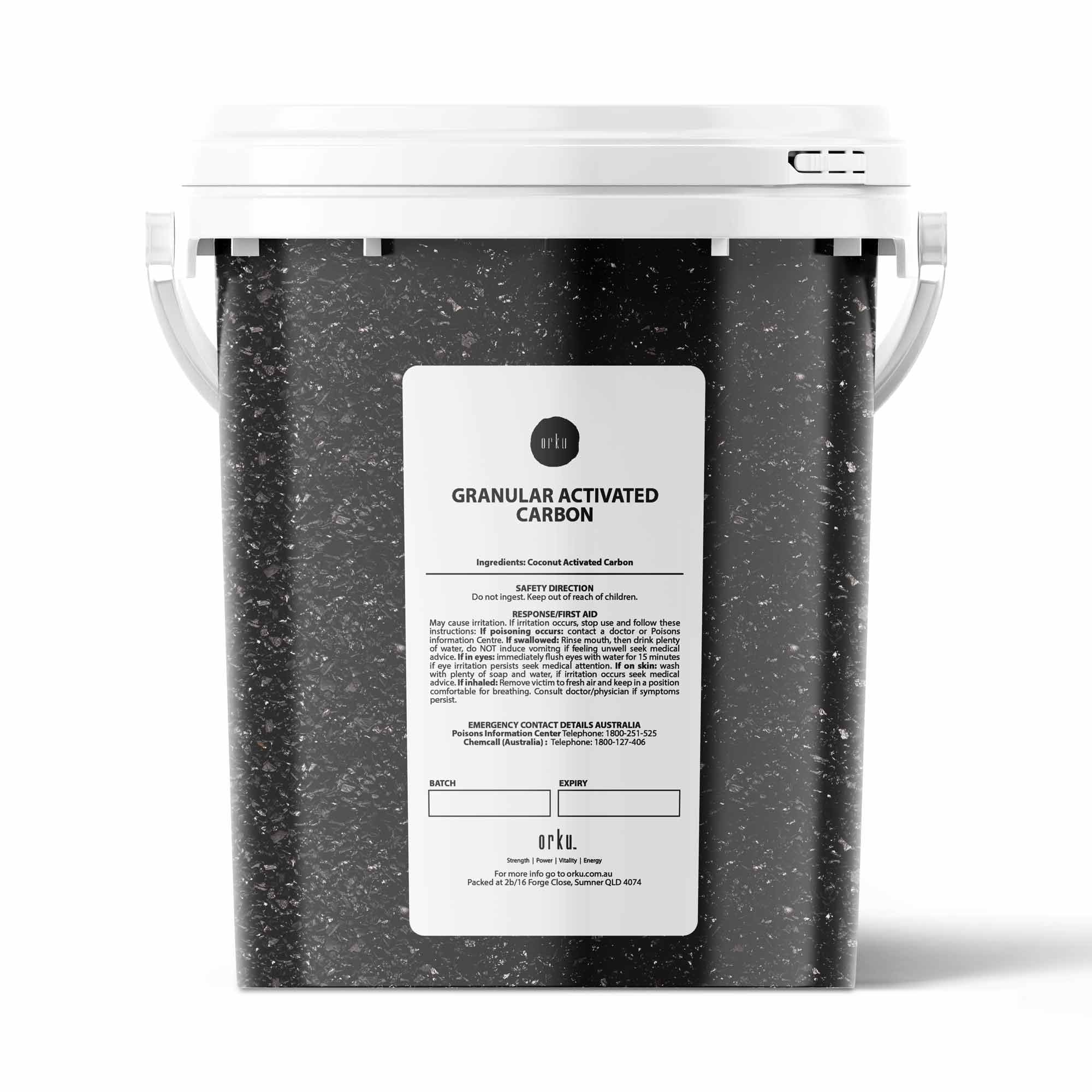 Orku 600g Granular Activated Carbon GAC Coconut Shell Charcoal Filtration Media