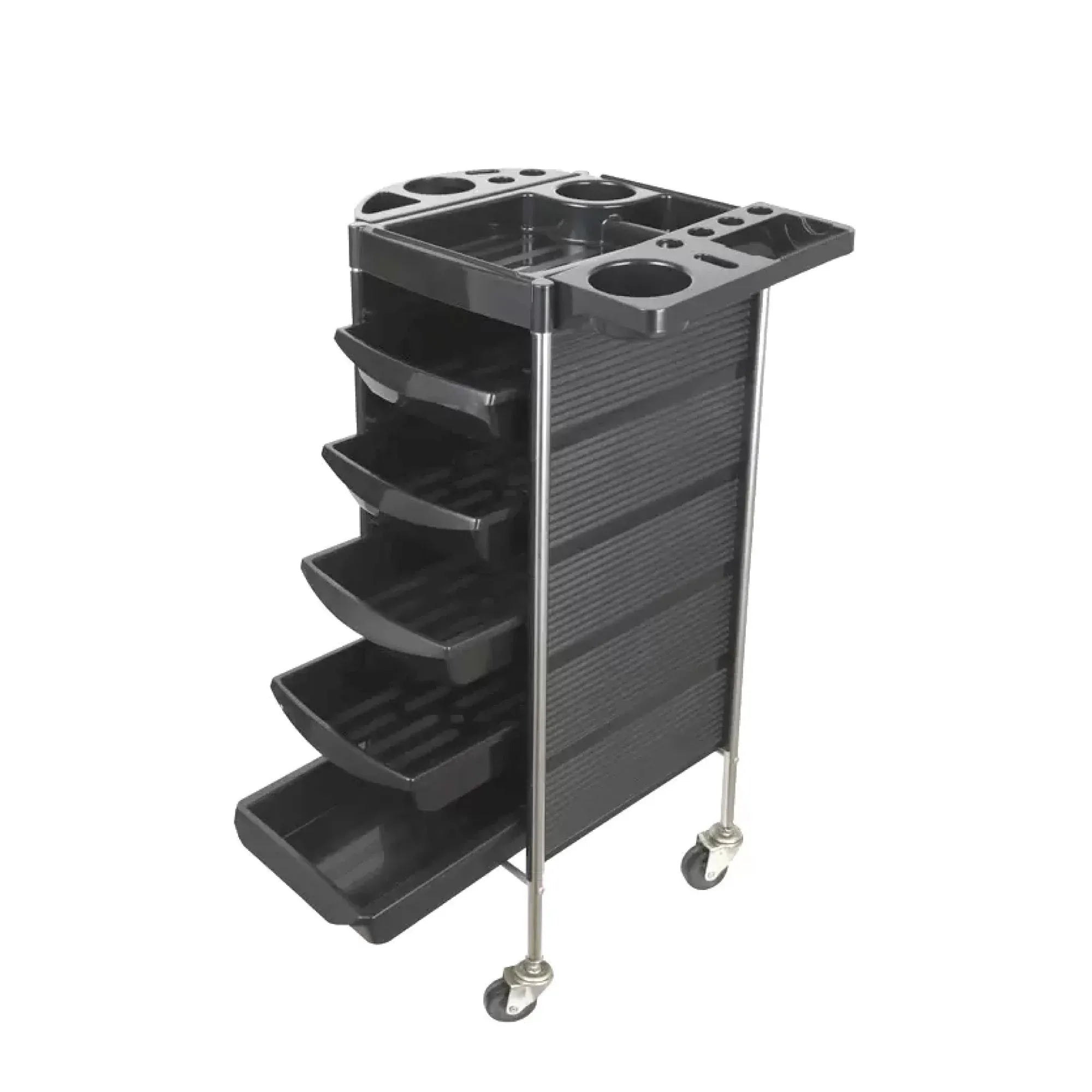 Ellie & Ruby Hairdressing Trolley 5 Drawer Hair Salon Beauty Rolling Cart