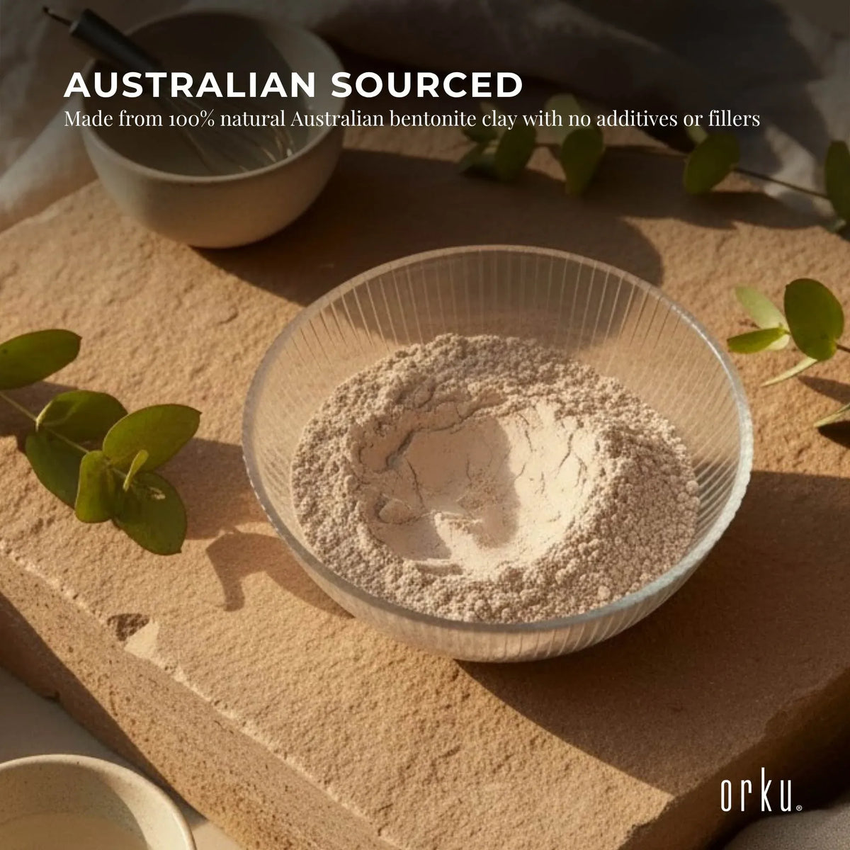 Orku 400g Organic Bentonite Clay Powder Cosmetic Grade Montmorillonite