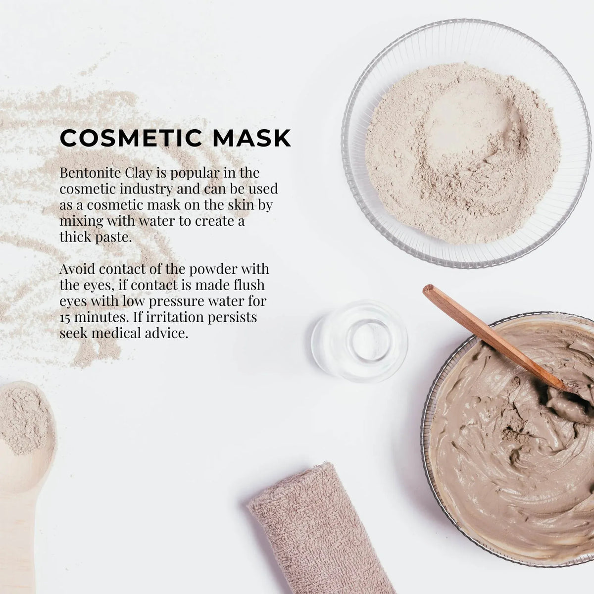 Orku 1Kg Organic Bentonite Clay Powder Cosmetic Grade Montmorillonite