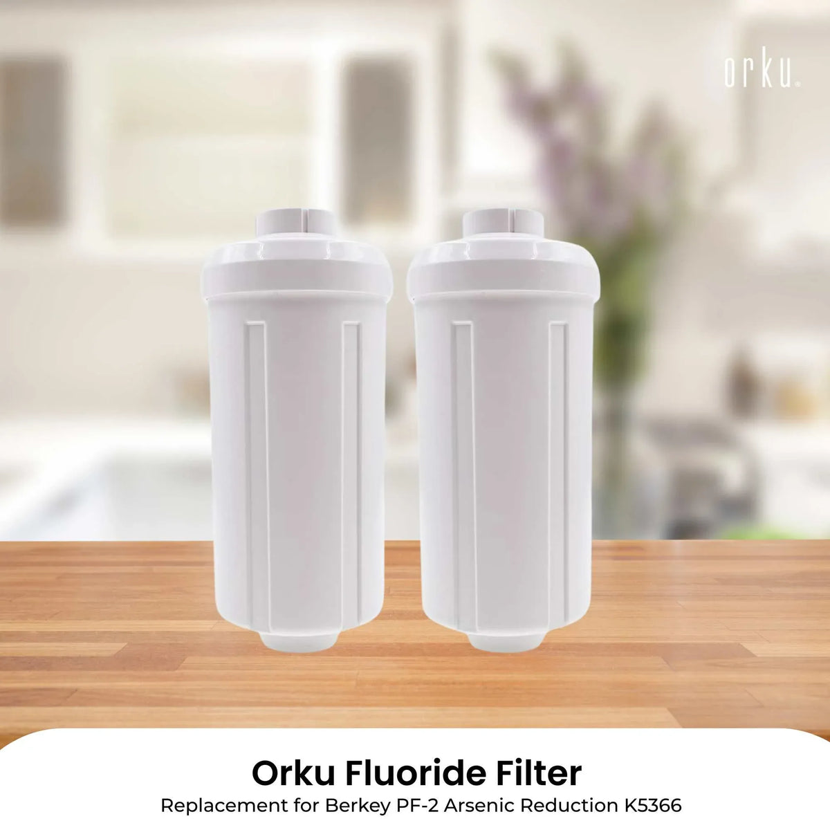Orku Fluoride Reduction Filter K5366 - Compatible with Berkey PF-2