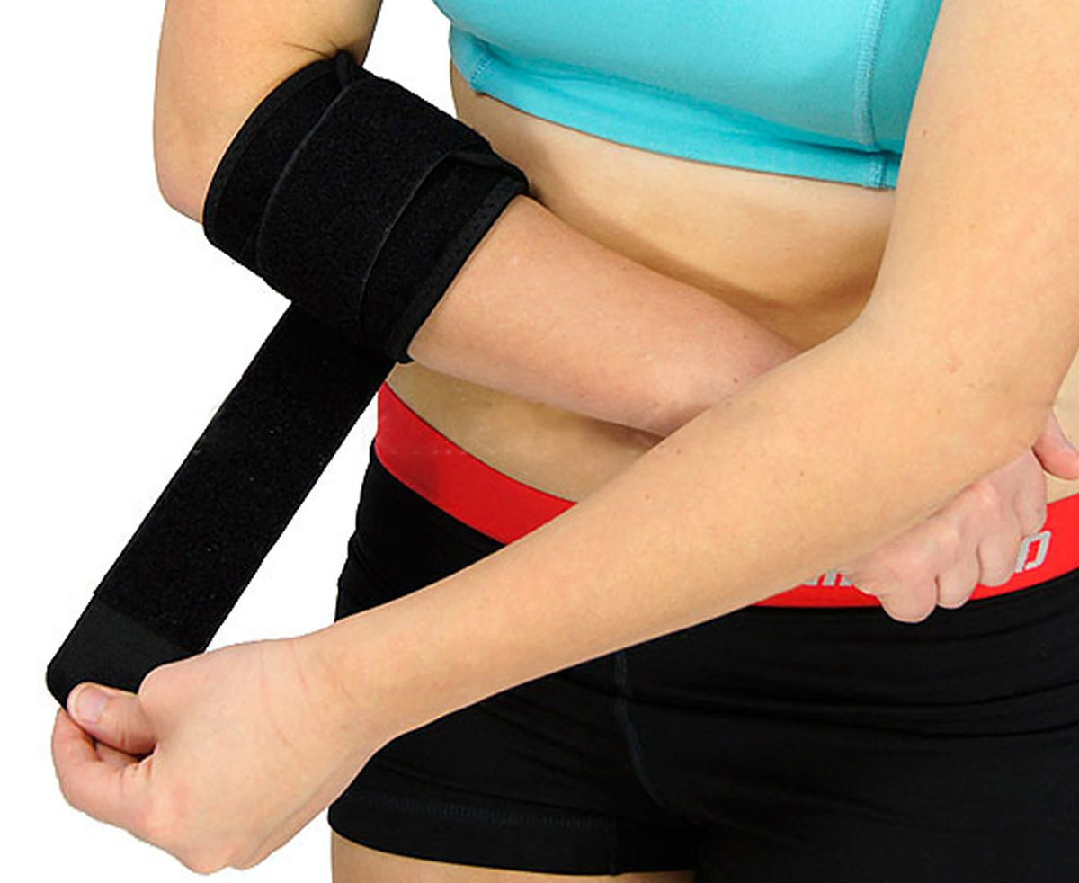 Powertrain Elbow Compression Support Brace for Gym & Sports