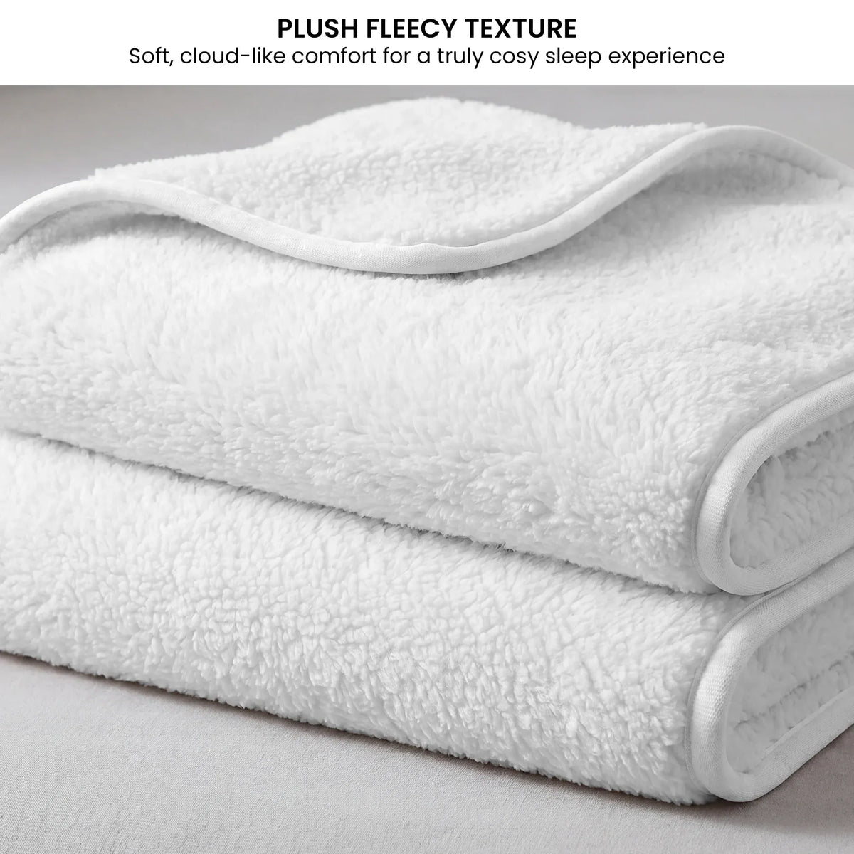 Laura Hill King Electric Heated Underlay Blanket Fleecy Fabric with Timer