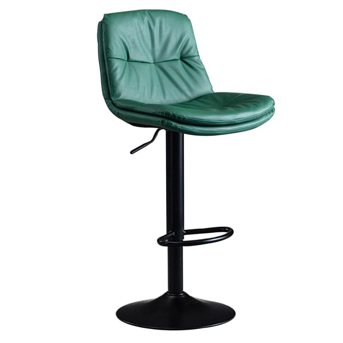 SERENITà Bar Stools Kitchen Bar Stool Leather Barstools Swivel Gas Lift - 085657