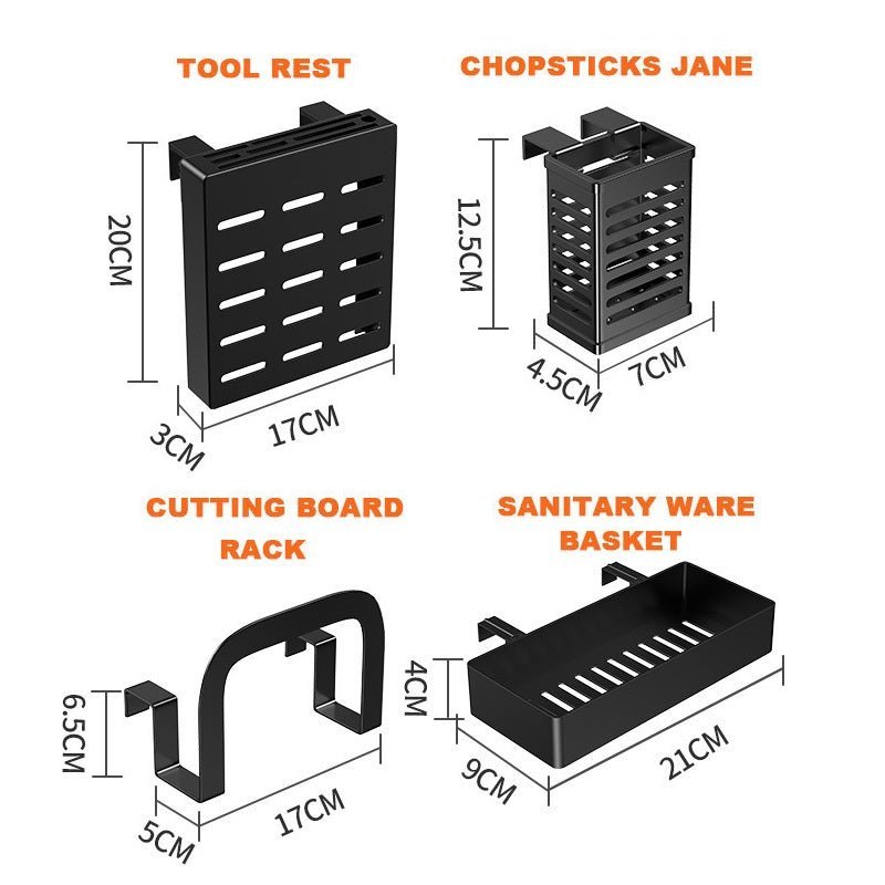 85cm Double Tier Enclosed Dish Drying Rack Holder Drain caddy - V255-85CM-DT-ENC