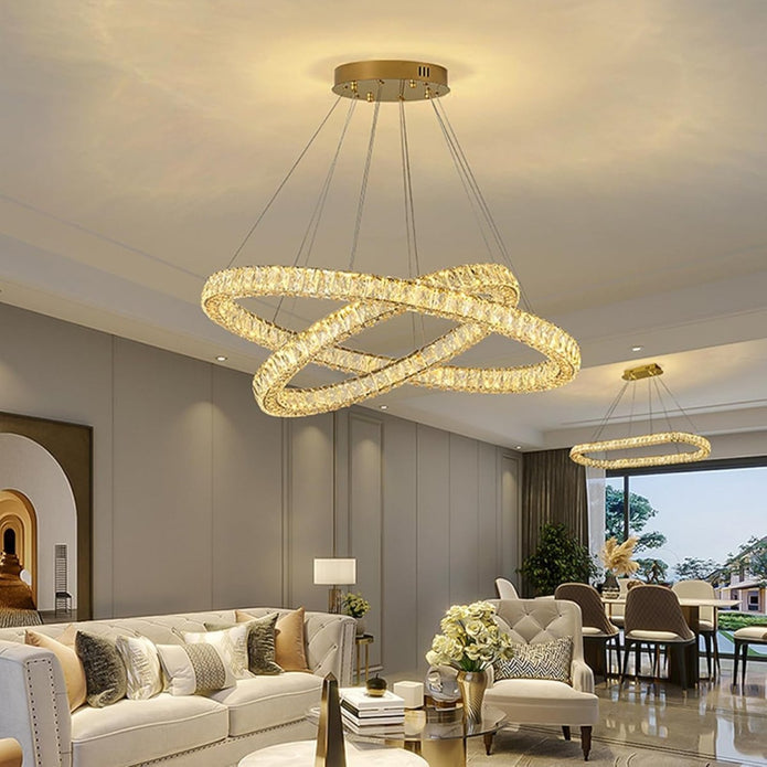 BAMDECOR C3313/2 Modern Crystal Chandeliers Lighting Fixtures - 688441