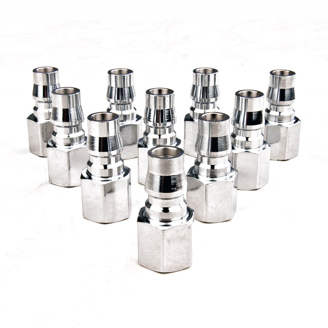 10X 1/4" Nitto Type Male Air Coupling Coupler Fitting Connector 4 x 2.5cm