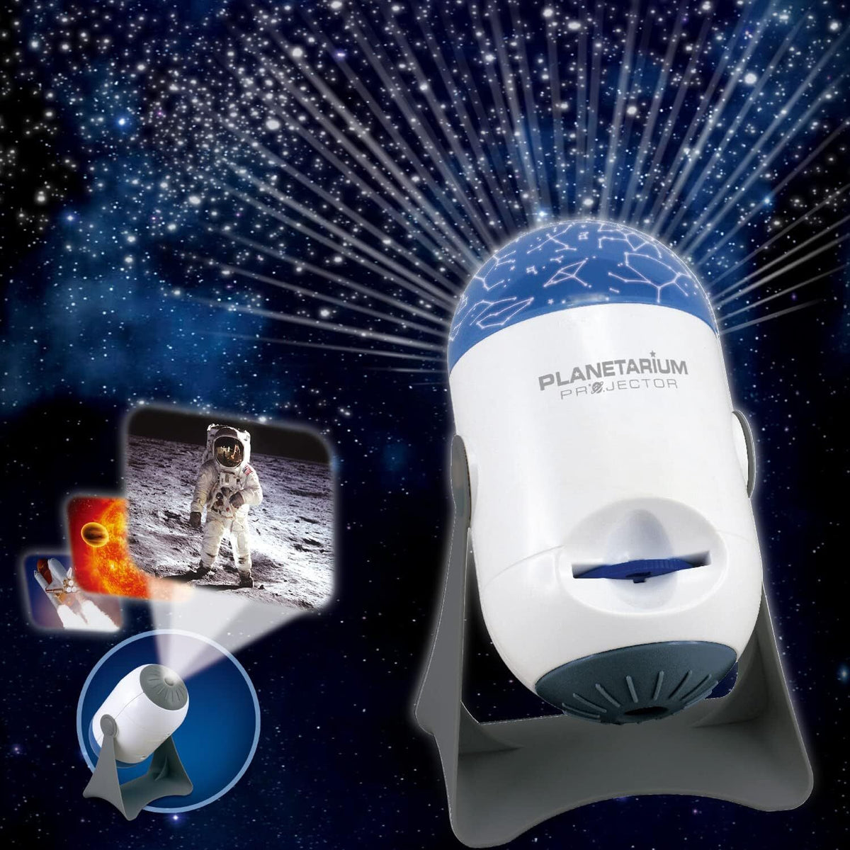 Planetarium Dome Projector STEM Toy Space Planet Zodiac Moon Galaxy Night Lights
