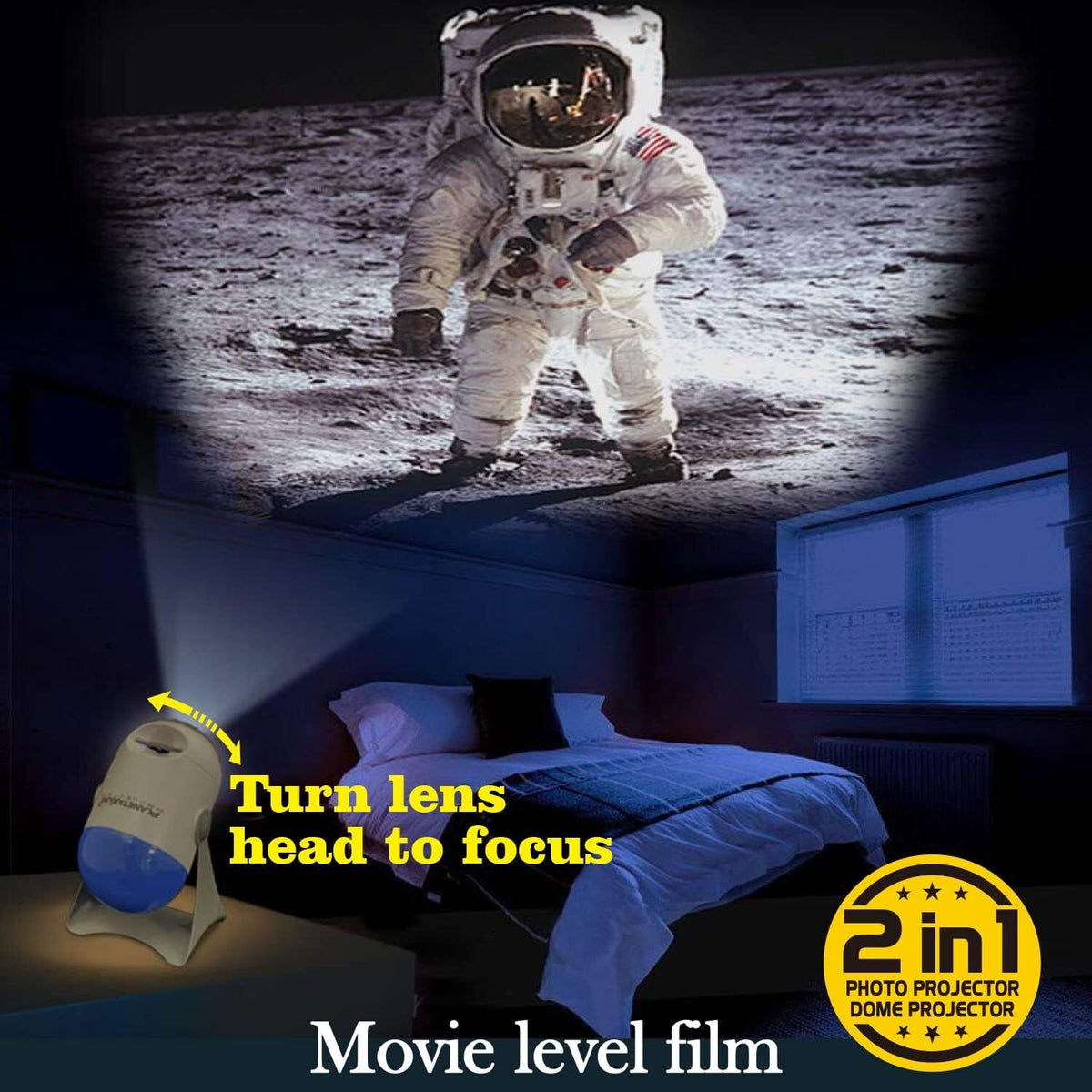 Planetarium Dome Projector STEM Toy Space Planet Zodiac Moon Galaxy Night Lights